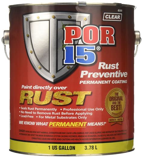 Por 15 45101 Clear Rust Preventive Coating 1 Gal The Dead Bell