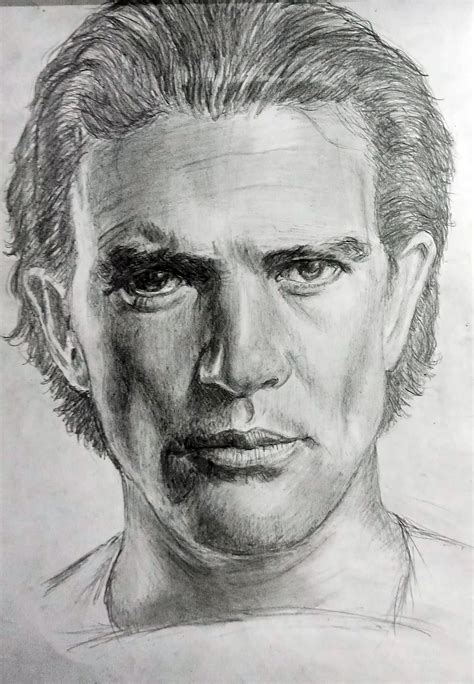 Celebrity Art Portrait Drawing Pencil Drawings Male Sketch Pencil Art