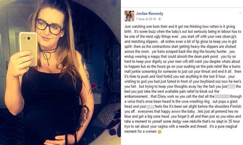 Mothers Brutally Honest Account Of Labour On Facebook Daily Mail Online