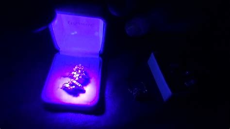 How To Identify Diamondsrubys And Opal With A Black Light Youtube