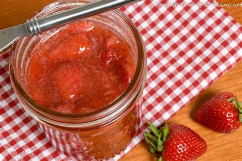 Strawberry Rhubarb Freezer Jam For The Love Of Cooking