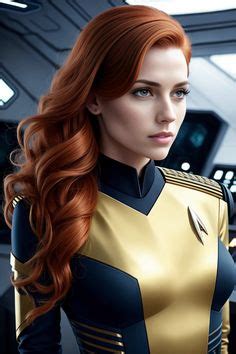 Beautiful Redhead Star Trek Officer By Rdigitalartist On Deviant Art