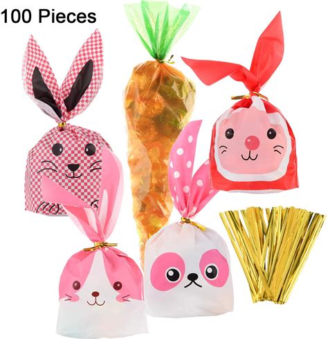 Home And Garden Set Of 15 Carrot Shaped Treat T Bags Easter Party