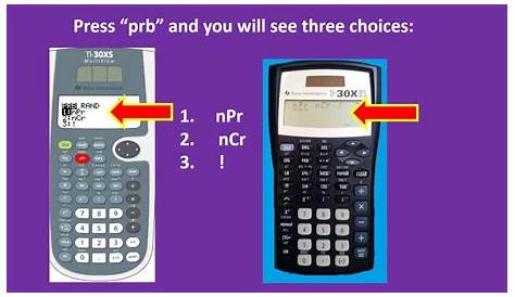 How to Use the TI 30XS or TI 30X IIS to Calculate Combinations and