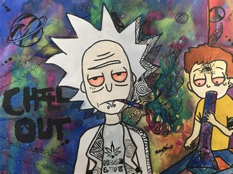 Rick And Morty Smoking Wallpapers Wallpaper Source For Free