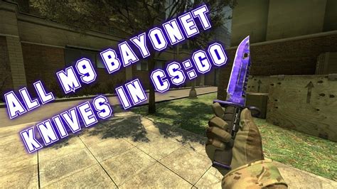 All M9 Bayonet Knives In Csgo With All Skins Youtube