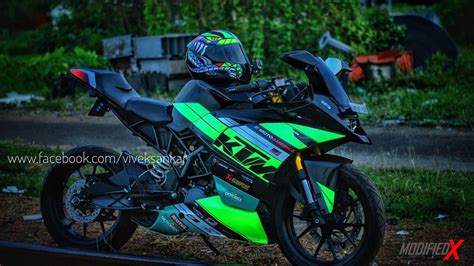Ktm rc 200 is a sports bikes available at a starting price of rs. Modified KTM RC200 'Green Viper' from Kerala - ModifiedX