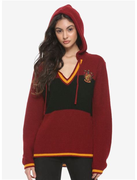 Harry Potter Gryffindor Hooded Sweater Her Universe