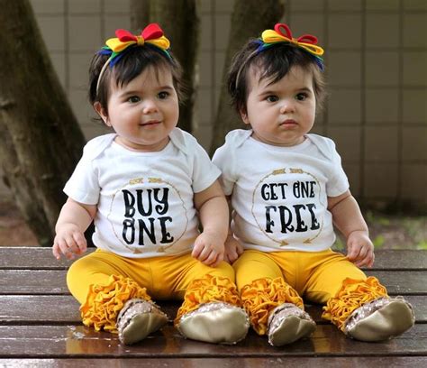 Twin Girl Outfit Twin Baby T Boy Girl Twin Baby Clothes Etsy