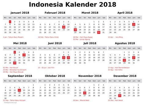 Kalender Indonesia 2018 Newspictures Kalender Indonesia