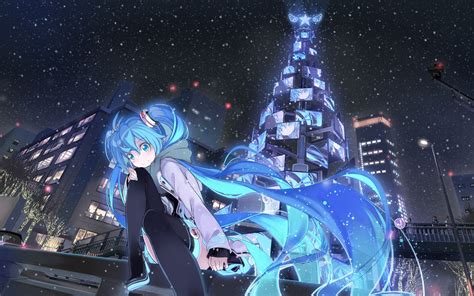 Snow Winter Hatsune Miku Wallpapers Hd Desktop And Mobile Backgrounds