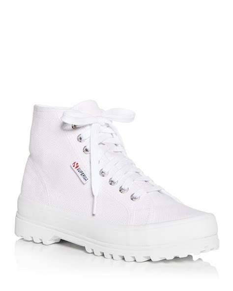 Superga Womens Alpina Cotu High Top Platform Sneakers Bloomingdales