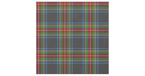 Stewart Stuart Black Clan Tartan Plaid Fabric Zazzle