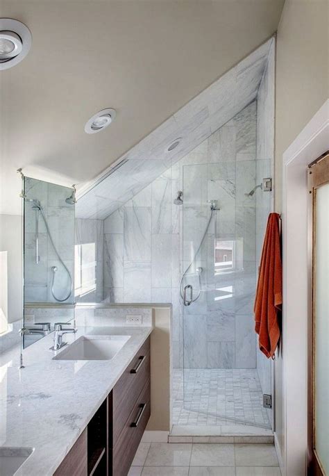 Use them to create your new attic space or as inspiration for some creative ideas of your own! 30+ Modern Attic Bathroom Design Ideas | Bathroom remodel designs, Small attic bathroom ...