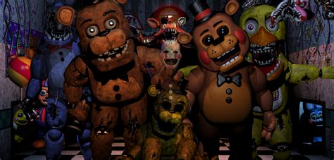 Five Nights At Freddys 2 All Animatronicswallpaper By Sander4820 On