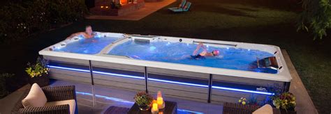 Dual Temp Swim Spa Swim Spa Hot Tub Hot Tub Swim Spa Swim Spa Hot Tub Combo