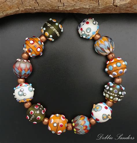 Handmade Lampwork Beads For Jewelry Supplies For Statement Necklace