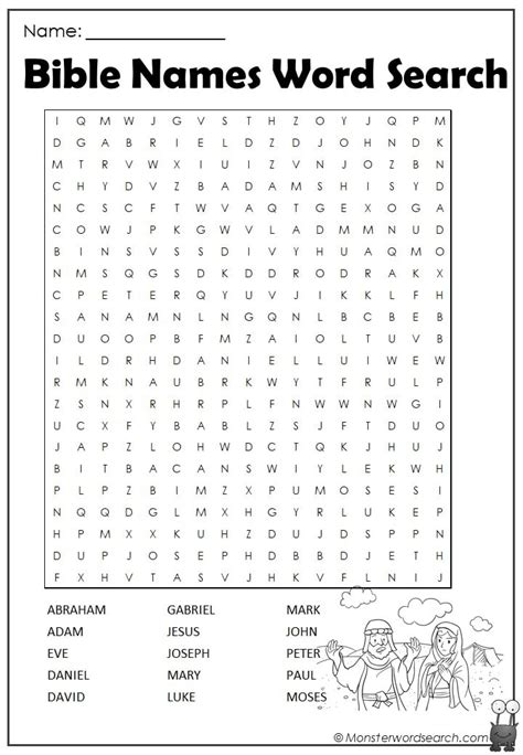 Free Bible Word Search Printable Customize And Print