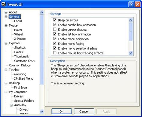 Free Tweaking Tools For Windows Xp