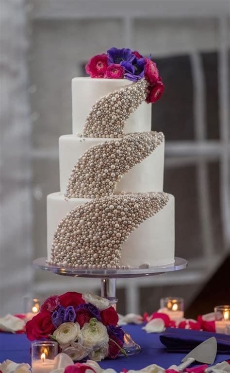 121 amazing wedding cake ideas you will love cool crafts wedding cake pearls beautiful