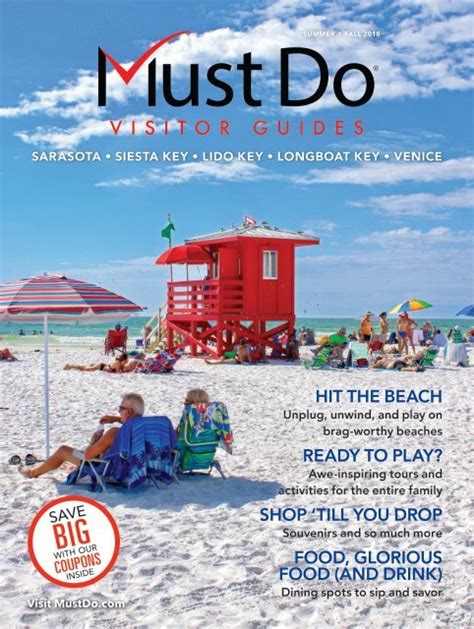 Must Do Sarasota Visitor Guide Summerfall 2018