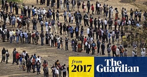 Kenyans Queue For Hours To Vote Amid Fears Of Post Election Violence