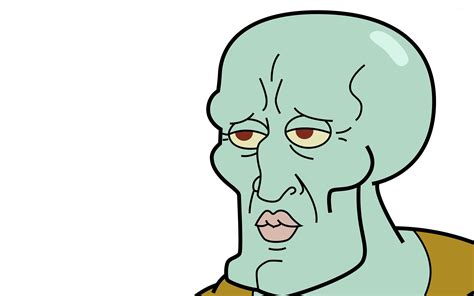 Handsome Squidward Wallpaper Wallpapersafari