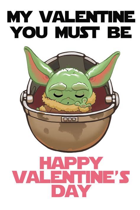 Yoda Best Valentine Printable Printable Word Searches