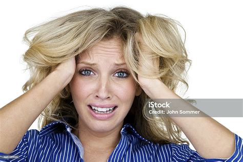 Aggravated Woman Stock Photo Download Image Now Tearing Your Hair