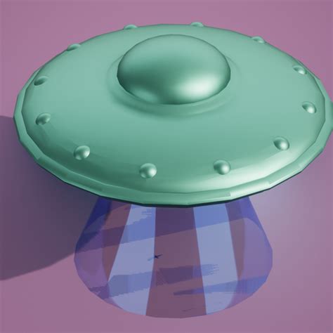 Stl File Flying Saucer 3d Print・3d Printing Template To Download・cults