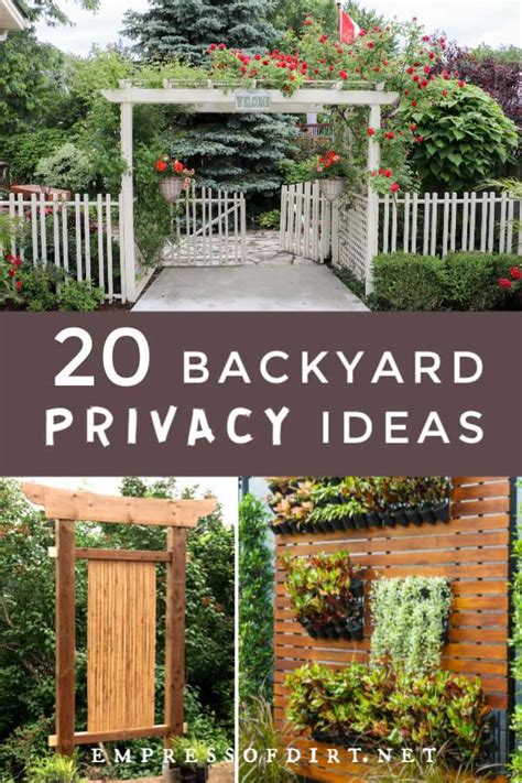 20 Ideas For Better Backyard Privacy Empress Of Dirt