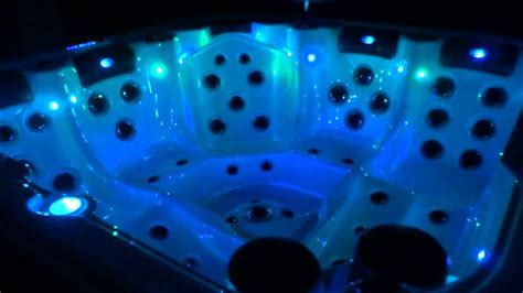 Outdoor Spa Hot Tub Jacuzzi Whirlpool Bath With Luxurious Led Light Youtube