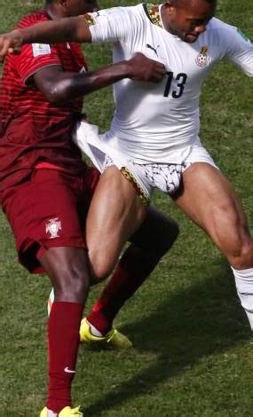 Ghanaian Player J Ayew S Junk On Display During World Cup Match