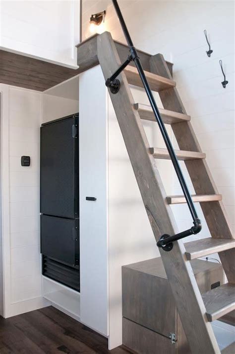 70 Genius Loft Stair For Tiny House Ideas Tiny House Loft Cabin Loft