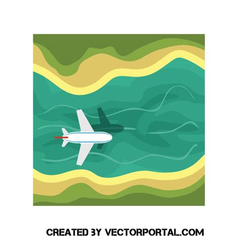 Flying Plane Graphics Royalty Free Stock Svg Vector