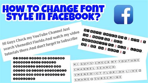 How To Change Font Style In Facebook Tutorials 2020 Youtube