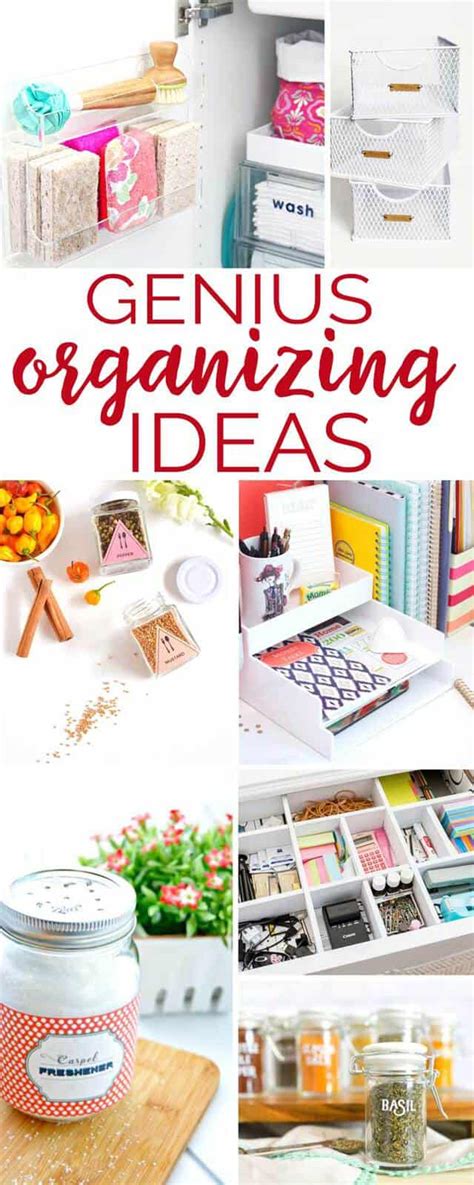 Genius Organizing Ideas The Happier Homemaker