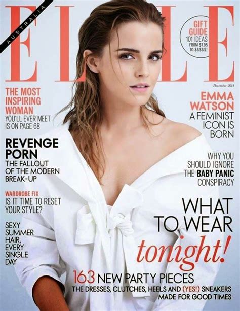 Emma Watson Covers Elle Australia December 2014 Emma Watson Elle