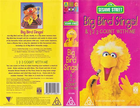 Sesame Street Big Bird Sings Vhs Classic Collectible Vhs Tape Hot Sex Picture