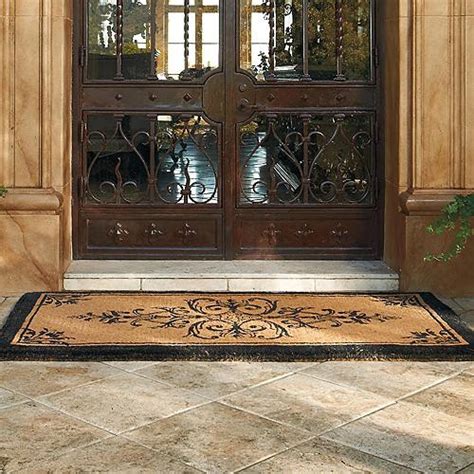 Placed at your home's entrance, a door mat provides a decorative way to keep your home clean. Brentwood Coco Door Mat - 30" x 48" - Frontgate ...