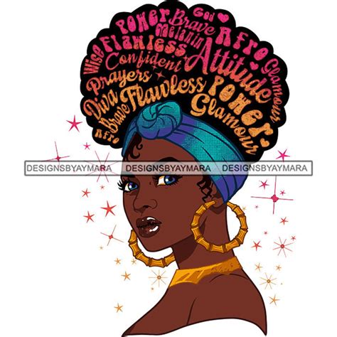 Black Girl Art Afro Woman Black Women Strong Queen Melanin Etsy