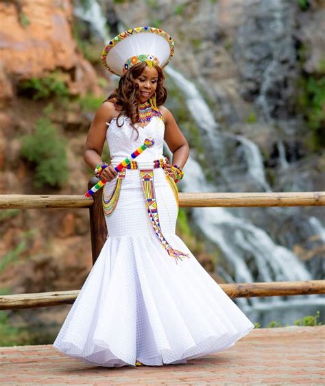 Zulu Traditional Outfit Dresses For African Bride Wedding South African Traditional Dresses
