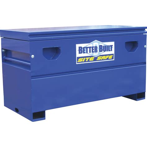 Better Built Steel Site Safe Job Box — 48inw X 23ind X 25inh Blue