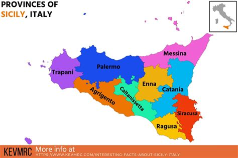 Cartina Della Sicilia Con Province Cartina