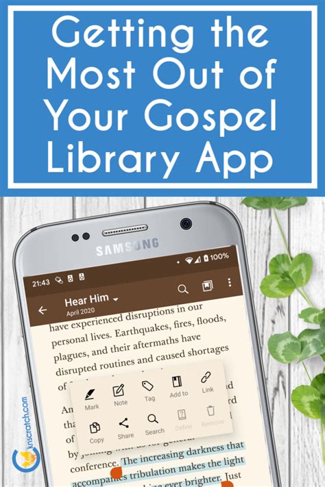 Getting The Most Out Of Your Gospel Library App — Chicken Scratch N Sniff