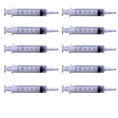 Buy 60ml Sterile Catheter Tip Syringe With Covers 10 Sterile Syringes
