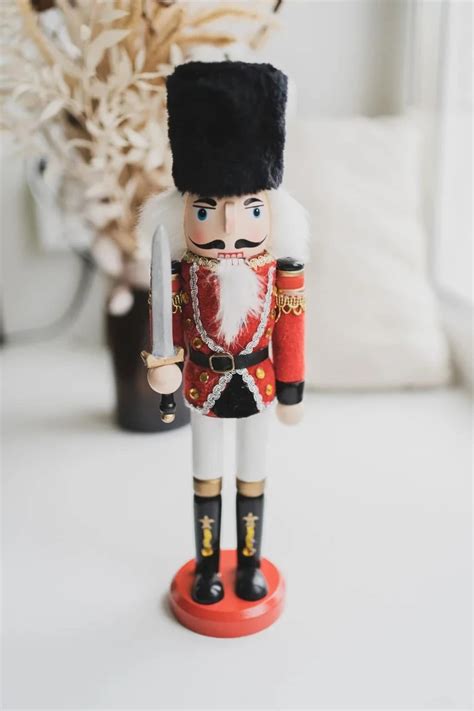 Unique Wooden Nutcracker Christmas Decor Nutcracker Soldier Etsy