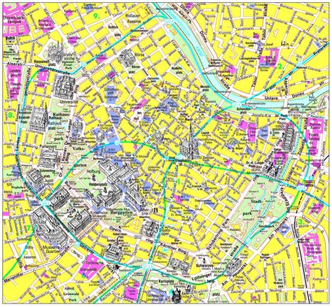 Tourist Map Of Vienna City Center Vienna Places To Visit Map Austria