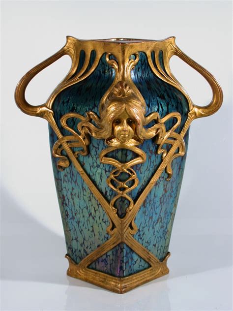 Gustav Gurschner Vienna Loetz Art Nouveau Vase Les Styles Modernes
