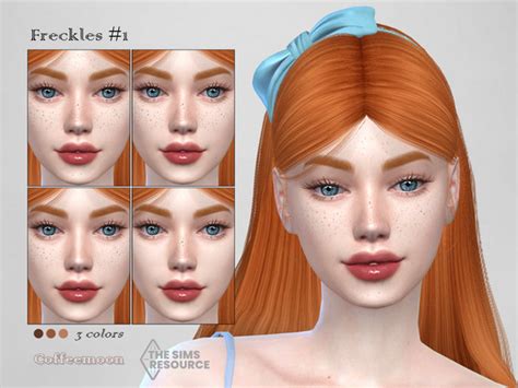 The Sims Resource Freckles N1 Skin Detail